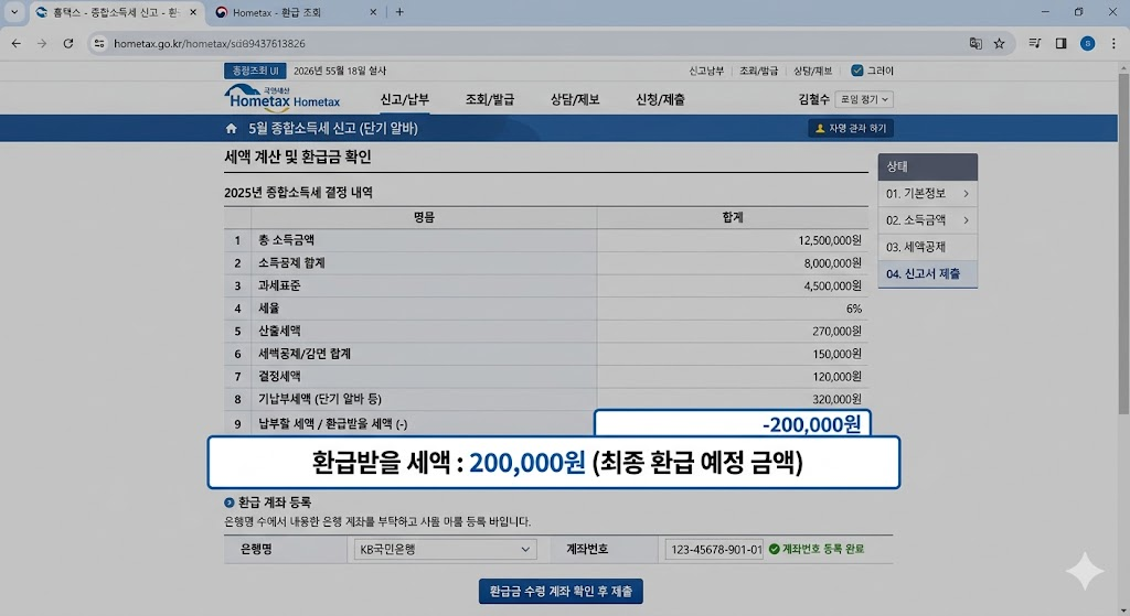 선거 알바 4대보험 세금 처리 및 종합소득세 3.3퍼센트 환급 방법